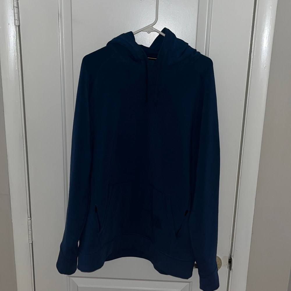 Ten Thousand Merino Tech Hoodie Pullover - XL - Deep Sea color (blue)